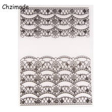 Chzimade Flower Plastic Embossing Folders For DIY Scrapbooking Cards Making Photo Album Home Decoration 2024 - buy cheap