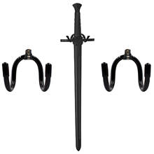 2x soporte Universal de la espada percha de la pared para la espada, la daga, el hacha, la hoja de la llave 2024 - compra barato
