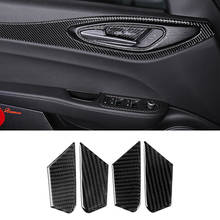 Car Carbon Fiber Inner Door Bowl Sticker Door Handle Stickers For Alfa Romeo Giulia Stelvio 2017-2019 Car Accessories Interior 2024 - buy cheap