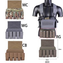 Modular Tactical Chest Hanging Five Compartment Panel Bag MK3 MK4 tactical Vest Air Gun Hunting Chest Hanging Lower Abdomen Bag 2024 - compra barato