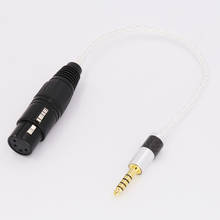 4.4mm Headphone to 4 Pin XLR Female Aux Cable TRRRS Audio Jack,upgrade cable ，type cable，litz cable，headphone upgr 2024 - buy cheap