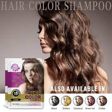 Sevich loção de tingimento de cabelo, shampoo diy de molde de coloração de cabelo com 5 partes, shampoo de coloração rápida para cabelos feminino 2024 - compre barato