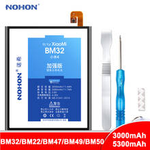 NOHON BM32 BM22 batería para Xiaomi mi 4 5 Max 2 Max2 mi 4 mi 5 rojo mi 3 3S 3X 4X BM47 BM49 BM50 Teléfono de reemplazo de baterías de litio 2024 - compra barato