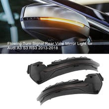 2 pçs para audi a3 8v s3 rs3 s linha dinâmica espelho lateral luz led indicador de sinal volta blinker 2013 2014 2015 2016 2017 2018 2024 - compre barato