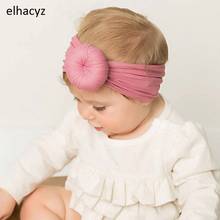 1PC Nylon Headbands Baby Lovely Round Ball Elastic Wide Soft Cotton Headwrap Hair Bands Newborn Children Kids Hair Accessories 2024 - buy cheap