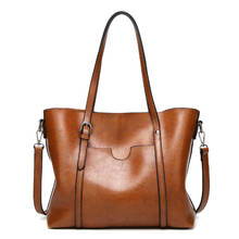 New high quality leather handbags women fashion shoulder bags high capacity crossbody bags for women tote bag sac a main C1632 2024 - buy cheap