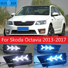 For Skoda Octavia A7 Sedan /Combi For RS 2013 2014 2015 2016 2017 Car-Styling Front DRL Daytime Running Light Fog Lamp Fog Light 2024 - buy cheap