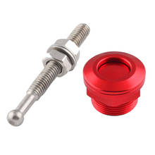 22mm Push Button Quick Release Bonnet Hood Pins Lock Latch Universal Red 2024 - buy cheap