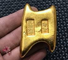 Exquisite antique gold ingot foot-bare ornaments 2024 - buy cheap