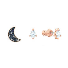 2019 Fashion Moon Star Combination Small Earrings Set Women Luxury Jewelry Gifts  Korean Style Moda Mujer Boucle D Oreille 2024 - buy cheap