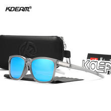 KDEAM Sport Style Polarized Sunglasses Men Outdoor Travel UV400 Lens Square Sun Glasses Outdoor Travel Fashion Goggles CE A89 2024 - buy cheap