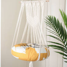 Boho Style Cat Swing Cage Bed Handmade Hanging Sleep Chair Seats Hand-Woven Macrame Cat Hammock Boho Swing Cage Pet Hammack 2024 - buy cheap