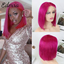 Brazilian Bob Wig Straight Human Hair Wigs 13X4 Lace Front Wigs Human Hair Bob Striaght Wig Remy Human Hair Wigs Purple 2024 - buy cheap