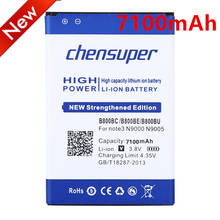 Chensuper 7100mAh B800BC B800BE para Samsung nota 3 batería N9008 N9000 N9005 N9002 N900A N900 N9009 N9006 N9008S note3 B800BU 2024 - compra barato