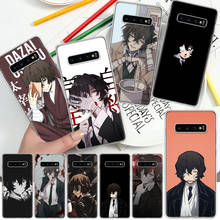 Anime bungou cães vadios dazai osamu capa macia caso de telefone para samsung galaxy s21 s20 fe ultra s10 plus s9 s8 s7 borda j4 j6 j8 + 2024 - compre barato