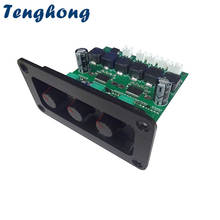 Tenghong placa amplificadora de som 30wx2 + 60w 2.1 tpa3118d, amplificador de som digital, placa de áudio diy com painel 2024 - compre barato
