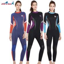 3mm Neoprene+Shark Skin Wetsuit Swimsuit Women Bodysuit Wet Suit Keep Warm Surfing Scuba Snorkeling Spearfishing Suit 2024 - buy cheap