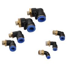 5 Pcs Pneumatic Elbow Quick Connector 4/6/8/10/12/14/16mm Outter Diameter Interface 1/4" BSP Male Thread Air Push In Fittings 2024 - buy cheap