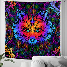 7 colors animal home decor tapestry Bohemian Decor psychedelic scene Hippie bedroom sheet yoga mat sofa blanket 2024 - buy cheap