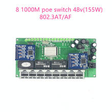 5/8 port mini poe Gigabit switch module 48V2A 96w-144w 3 port 10/100/1000M switch module PCBA Motherboard RJ45 POE switch 2024 - buy cheap