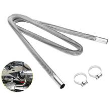 200cm Car Air Parking Heater Exhaust Pipe with 2 Clamps Fuel Tank Exhaust Pipe Hose Tube for crude oil-Heater 2024 - buy cheap