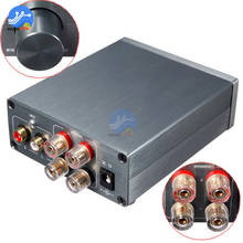 TPA3116 Digital Amplifier HiFi Class 2.0 Audio Stereo Subwoofer 50W+50W High Power Home Amplificador Aluminum Enclosure AMP 2024 - buy cheap