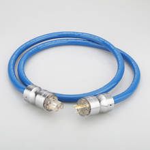 Audiocrast-Cable de alimentación de CA Chapado en plata, dispositivo de alimentación de alta potencia EMC blindado, HIFI, SCHUKO US, P111 + P105 2024 - compra barato