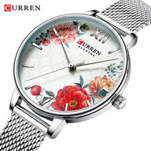 CURREN 9060 Watch Rose Gold Metal Band   Watch Ladies  Stainless Steel Bracelet Wristwatch Women's Fashion Quartz Clock 2024 - buy cheap