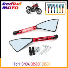 Espejo retrovisor lateral para motocicleta, accesorios de aluminio CNC para HONDA CB500F CB500 2024 - compra barato