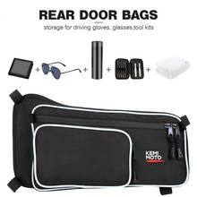 Black Rear Stock Door Bag UTV  Pair With Knee Pad For Can-Am Maverick X3 Max Turbo R 2017 2018 2019 2020 Storage Bag 2024 - buy cheap