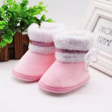 Winter Baby Boots Infants Newborn First Walker Soft Sole Fur Snow Warm Toddler Booties 0-18M 2024 - buy cheap