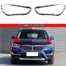 Lente de faro delantero de coche, cubierta de cristal transparente para pantalla de lámpara, para BMW X1 2020 2021 2024 - compra barato