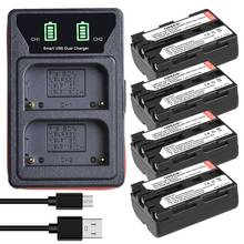 2200mAh NP-FM500H NP FM500H Battery + Battery Charger with USB and Type C port for Sony NP-F550 NP-FM50, A200, A200K, A200W 2024 - buy cheap