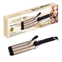 up to 210-230°C smooth ceramic wrie hair curler professional flat iron hair curler hairdressing tool with 110v-240v 2024 - buy cheap