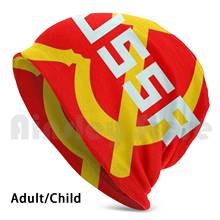 Ussr Soviet Union Beanie Hedging Cap DIY Print Cushion Russia Communism Soviet Union Ussr Lenin Hammer And Sickle 2024 - buy cheap