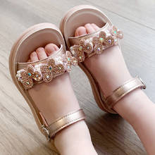 Summer Kids Sandals For girls Sandals Fashion Toddler Baby Comfortable Beach Shoe Stones Butterfly Big Children Princess Slipper 2024 - buy cheap