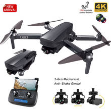 Tyrc novo sg908 gps zangão 4k hd câmera profissional fotografia aérea três eixos cardan brushless motor quadcopter brinquedo dobrável 2024 - compre barato