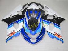 Injection black white blue nie Fairing For SUZUKI GSX R600 R750 GSXR600 bodywork GSXR 600 750 04 05 GSXR750 K4 04 05 2004 2005 2024 - buy cheap