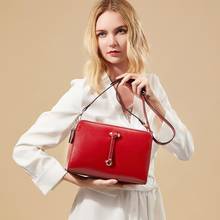 2020 New Fashion Lady Genuine Leather Shoulder Bag Cowhide Handbags High Quality Luxury Designer Women Messenger Crossbody Bags 2024 - buy cheap