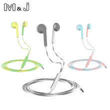 M & J-auriculares internos para iPhone 6s 5 y Xiaomi, manos libres, estéreo, para Apple y Samsung 2024 - compra barato