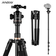 Andoer 164cm Photography Tripod Monopod Stand Aluminium Alloy 8kg Load Capacity with Carry Bag for DSLR Cameras Camcorders 2024 - buy cheap