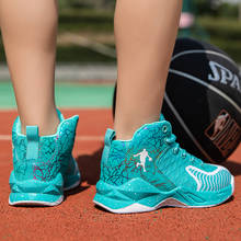 Retro esporte crianças tênis meninos sapatos de basquete para crianças tênis meninas sapatos cesta calçados de couro antiderrapante formadores 2021 2024 - compre barato