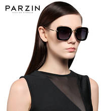 PARZIN Black Square Frame Polarized Sunglasses UV400 Driving Vintage Shades For Women High Quality Eyewear With Accessories 9535 2024 - buy cheap