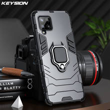 KEYSION Shockproof Armor Case for Samsung A12 A42 A32 5G Ring Stand Bumper Silicone Phone Back Cover for Galaxy A02S M01 Core 2024 - buy cheap