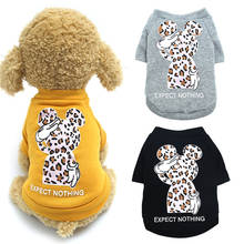 Новая стильная одежда для собак из чистого хлопка, толстовка с французским бульдогом, теплый свитер для кошек, осенне-зимние толстовки для домашних животных, модное пальто для собак 2024 - купить недорого