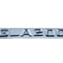 Chrome 3D ABS Plastic Car Trunk Rear Letters Badge Emblem Decal Sticker for Mercedes Benz GLA Class GLA200 2024 - buy cheap