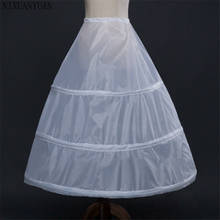 3 Hoops White A Line Long Flower Girl Dress Petticoat Kids Ballet Petticoat Child Crinoline Tutu Skirts Girls Underskirt 2024 - buy cheap