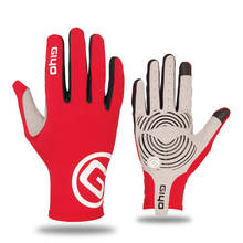 Спортивные перчатки GIYO с длинными пальцами для сенсорного экрана, гелевые спортивные велосипедные перчатки для женщин и мужчин, гоночные перчатки для горного и дорожного велосипеда, Лидер продаж, 1 пара 2024 - купить недорого