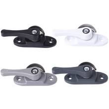 Alloy Sliding Door Window Sash Security Lock Crescent Type Bidirectional Locks Silver/Black/White/Grey July Wholesale&DropShip 2024 - buy cheap
