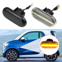 2x led marcador lateral dinâmico transformar a luz do sinal para dacia duster dokker lodgy logan renault 19 21 megane 1 clio1 2 opel vivaro a 2024 - compre barato